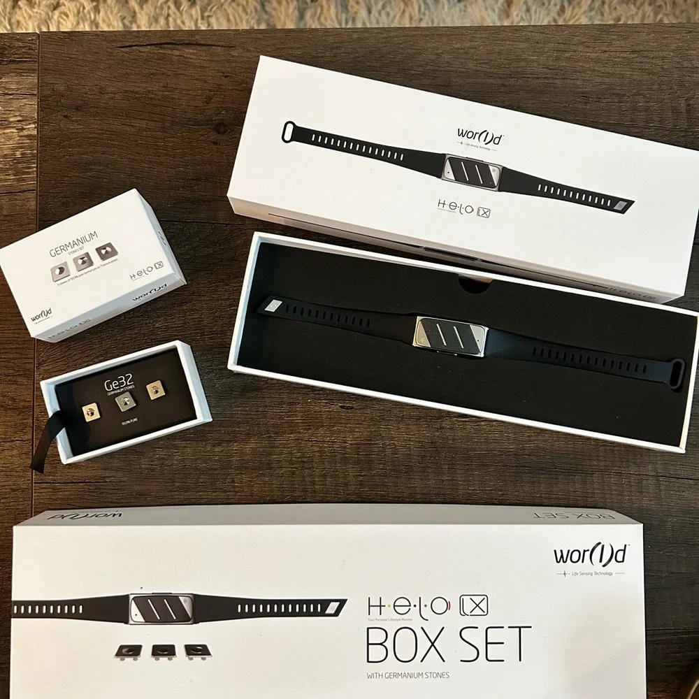 World Helo Box Set with Germanium Stones